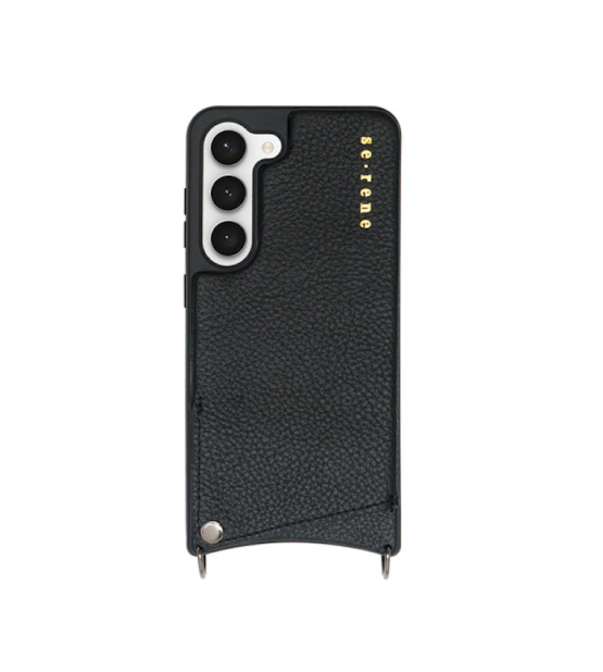 Black and Pewter Samsung Phone Cover